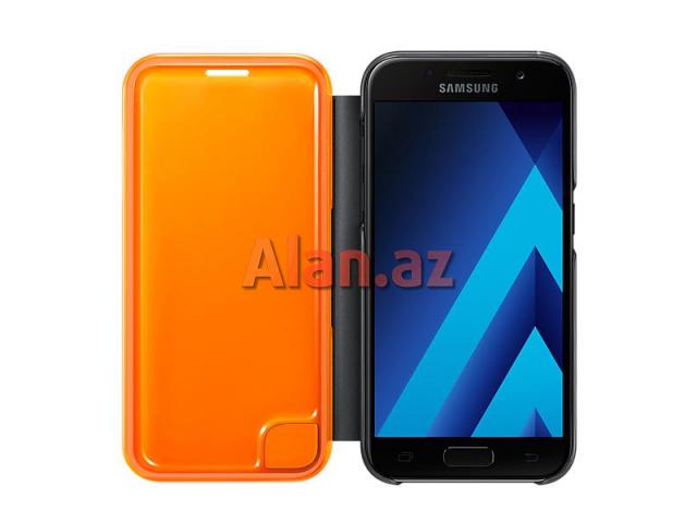 Samsung Galaxy A3 (2017) Neon Flip Cover Black (EF-FA320)