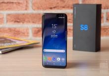Samsung Galaxy S8 Plus Dual Sim, 64GB 4G LTE Midnight Black
