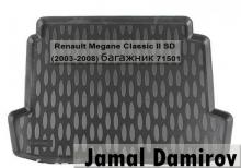 Renault Megane Classic II SD 2003-2008 üçün bagaj örtüyü