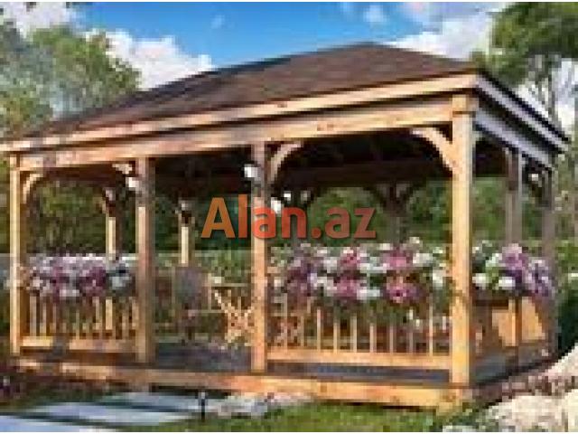 Taxta besedka sifarişi