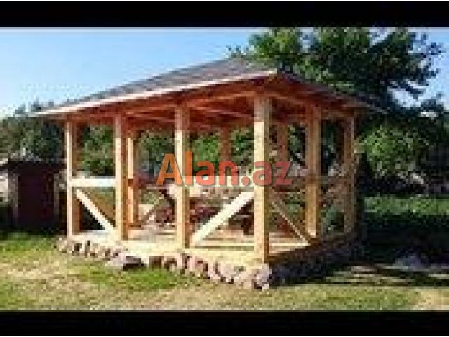 Taxta besedka sifarişi