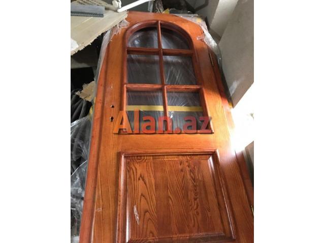 18 eded göyrüşdən hazırlanmış qapı